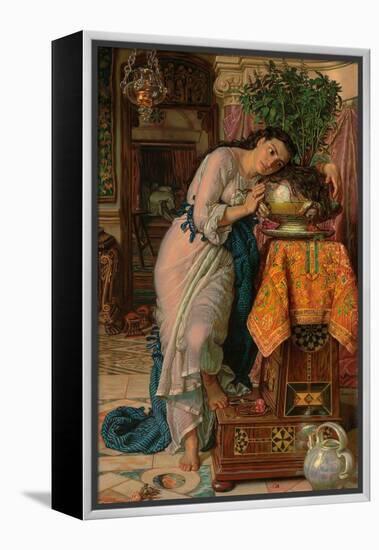 Isabella and the Pot of Basil, 1867-William Holman Hunt-Framed Premier Image Canvas