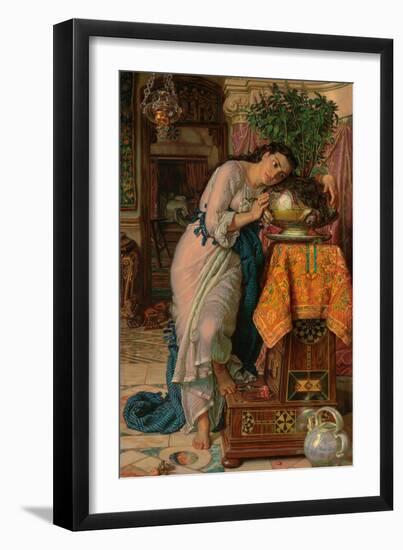 Isabella and the Pot of Basil, 1867-William Holman Hunt-Framed Giclee Print