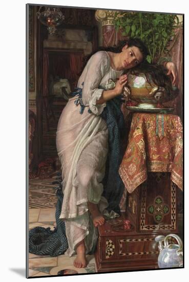 Isabella and the Pot of Basil, 1868-William Holman Hunt-Mounted Giclee Print