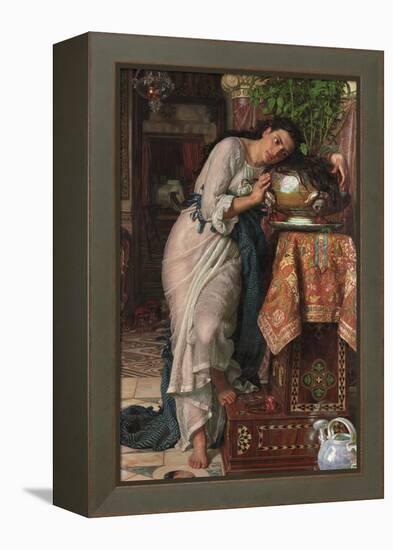 Isabella and the Pot of Basil, 1868-William Holman Hunt-Framed Premier Image Canvas