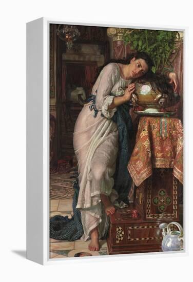 Isabella and the Pot of Basil, 1868-William Holman Hunt-Framed Premier Image Canvas