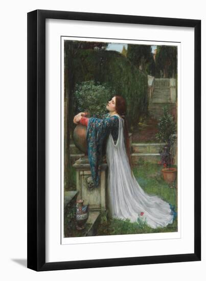 Isabella and the Pot of Basil, 1907 (Oil on Canvas)-John William Waterhouse-Framed Giclee Print