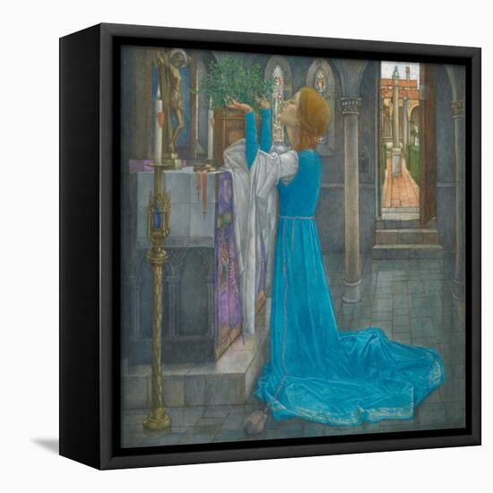 Isabella and the Pot of Basil-Edward Reginald Frampton-Framed Premier Image Canvas