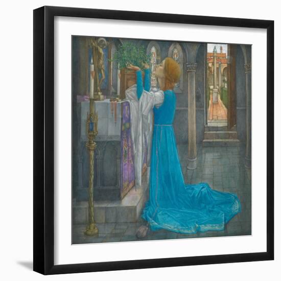 Isabella and the Pot of Basil-Edward Reginald Frampton-Framed Giclee Print