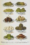 Dessert. Various Fruit Dishes-Isabella Beeton-Giclee Print