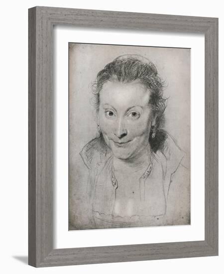 'Isabella Brandt', 1621-Peter Paul Rubens-Framed Giclee Print