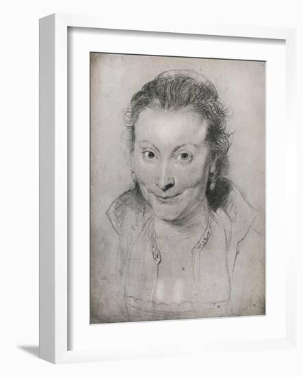 'Isabella Brandt', 1621-Peter Paul Rubens-Framed Giclee Print