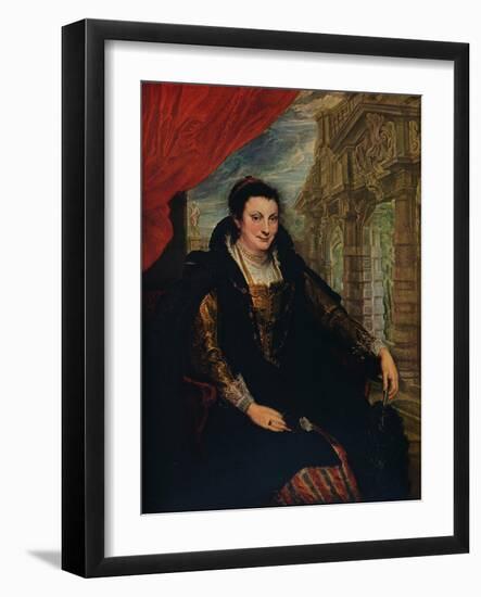 'Isabella Brant', 1621-Peter Paul Rubens-Framed Giclee Print