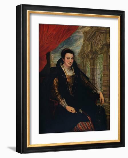 'Isabella Brant', 1621-Peter Paul Rubens-Framed Giclee Print