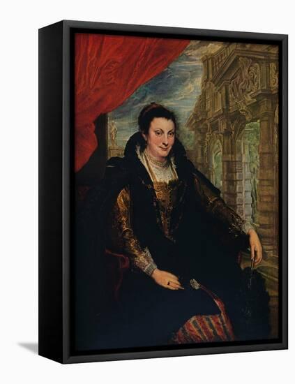 'Isabella Brant', 1621-Peter Paul Rubens-Framed Premier Image Canvas