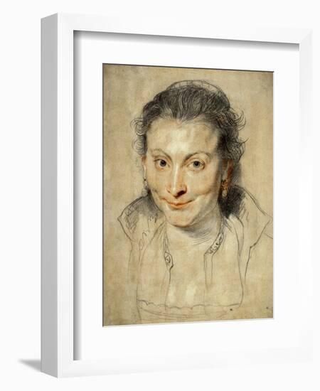 Isabella Brant, Rubens' First Wife, 1621-Peter Paul Rubens-Framed Giclee Print