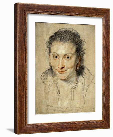 Isabella Brant, Rubens' First Wife, 1621-Peter Paul Rubens-Framed Giclee Print