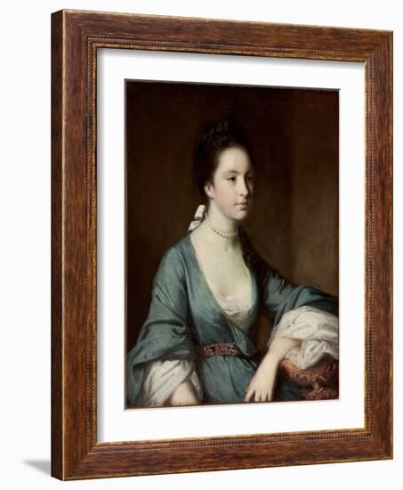 Isabella Carr (1742-1808) Countess of Erroll (Oil on Canvas)-Joshua Reynolds-Framed Giclee Print