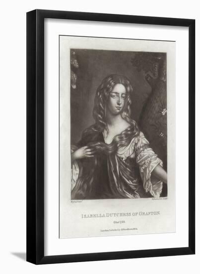 Isabella Dutchess of Grafton-Willem Wissing-Framed Giclee Print