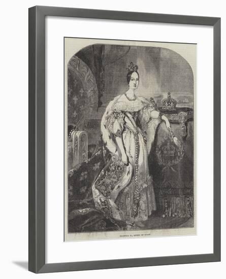 Isabella II, Queen of Spain-null-Framed Giclee Print