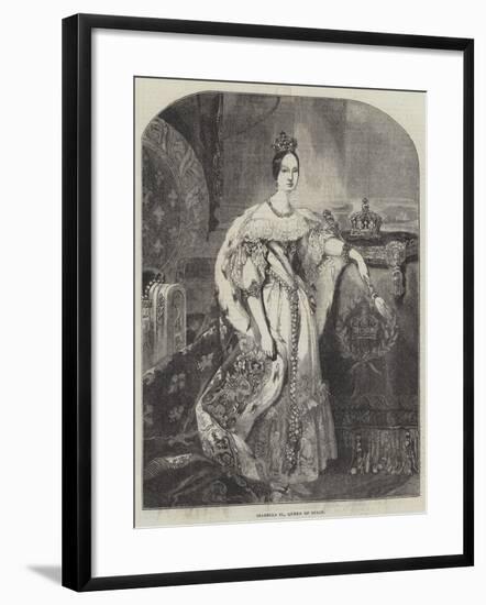 Isabella II, Queen of Spain-null-Framed Giclee Print