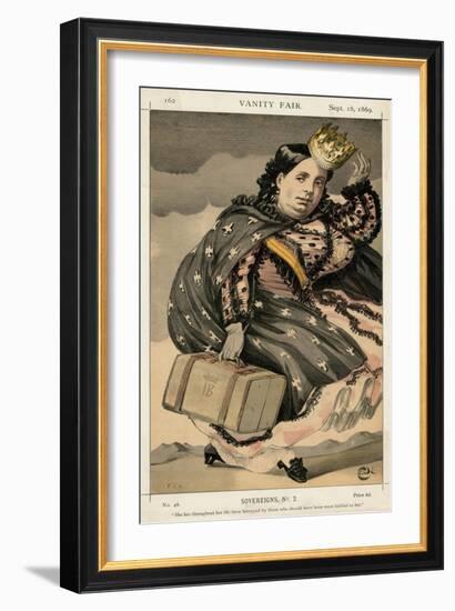 Isabella II-James Tissot-Framed Art Print