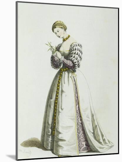 Isabella in 1860-Maurice Sand-Mounted Giclee Print