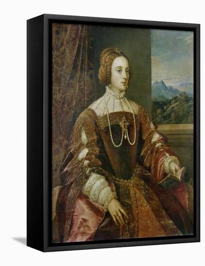 Isabella of Portugal, Ca, 1548-Titian (Tiziano Vecelli)-Framed Premier Image Canvas