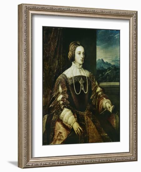 Isabella of Portugal-Titian (Tiziano Vecelli)-Framed Giclee Print