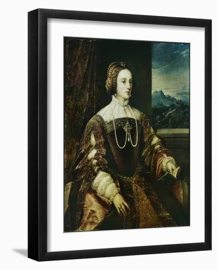 Isabella of Portugal-Titian (Tiziano Vecelli)-Framed Giclee Print