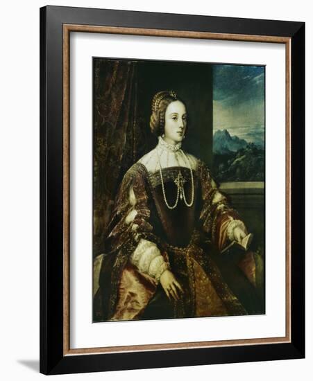 Isabella of Portugal-Titian (Tiziano Vecelli)-Framed Giclee Print