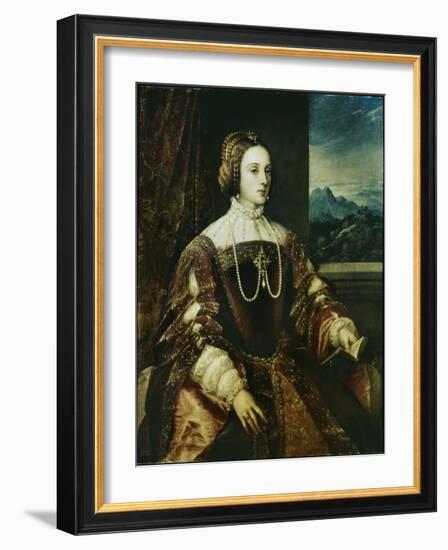 Isabella of Portugal-Titian (Tiziano Vecelli)-Framed Giclee Print