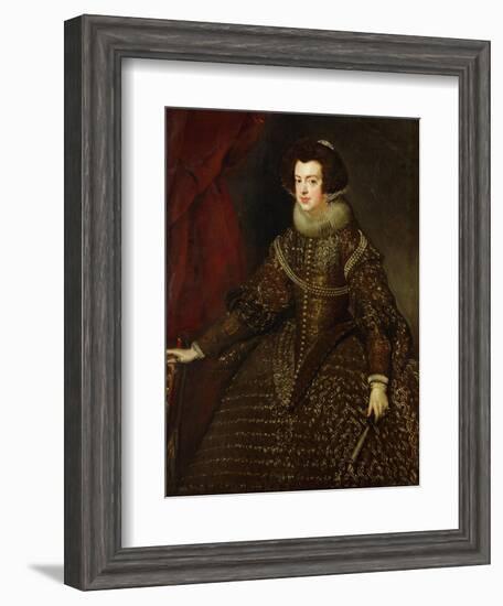 Isabella, Queen of Spain, 1602-1644-Diego Velazquez-Framed Giclee Print