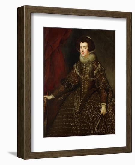 Isabella, Queen of Spain, 1602-1644-Diego Velazquez-Framed Giclee Print