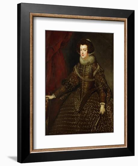 Isabella, Queen of Spain, 1602-1644-Diego Velazquez-Framed Giclee Print