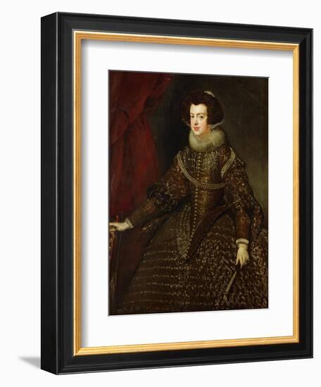 Isabella, Queen of Spain, 1602-1644-Diego Velazquez-Framed Giclee Print