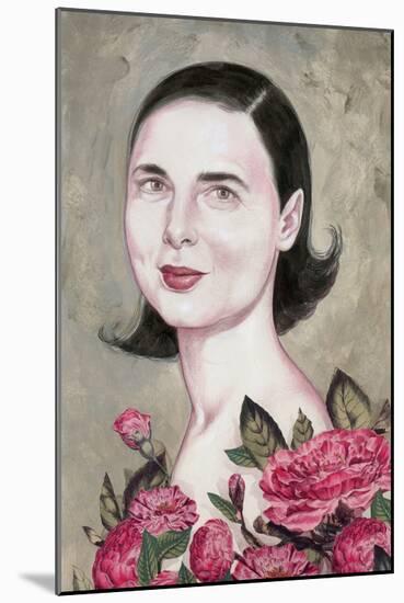 Isabella Rossellini, 2014 (Acrylic on Illustration Board)-Anita Kunz-Mounted Giclee Print