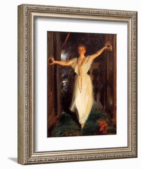 Isabella Stewart Gardner in Venice-Anders Leonard Zorn-Framed Giclee Print