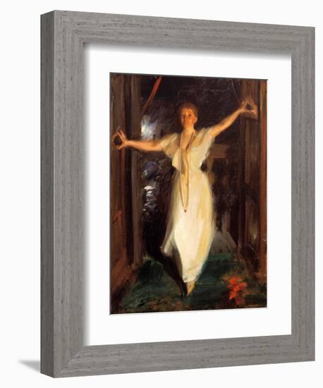 Isabella Stewart Gardner in Venice-Anders Leonard Zorn-Framed Giclee Print