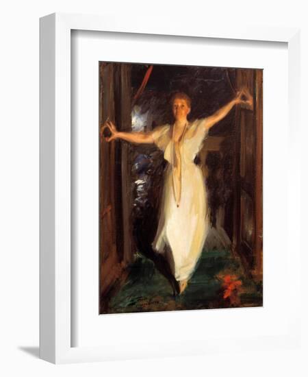 Isabella Stewart Gardner in Venice-Anders Leonard Zorn-Framed Giclee Print