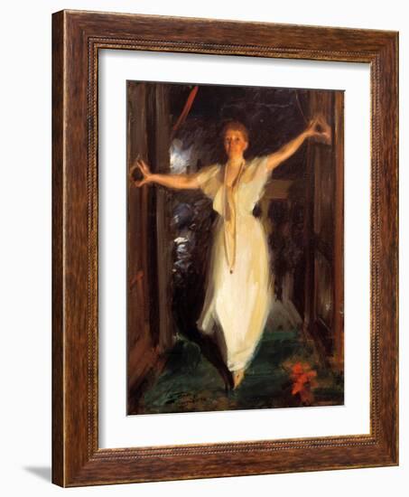 Isabella Stewart Gardner in Venice-Anders Leonard Zorn-Framed Giclee Print