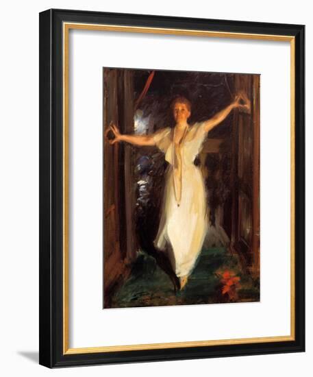 Isabella Stewart Gardner in Venice-Anders Leonard Zorn-Framed Giclee Print