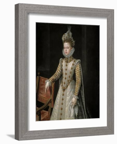 Isabelle Claire Eugenie D'autriche - the Infanta Isabel Clara Eugenia (1566-1633) Par Sanchez Coell-Alonso Sanchez Coello-Framed Giclee Print