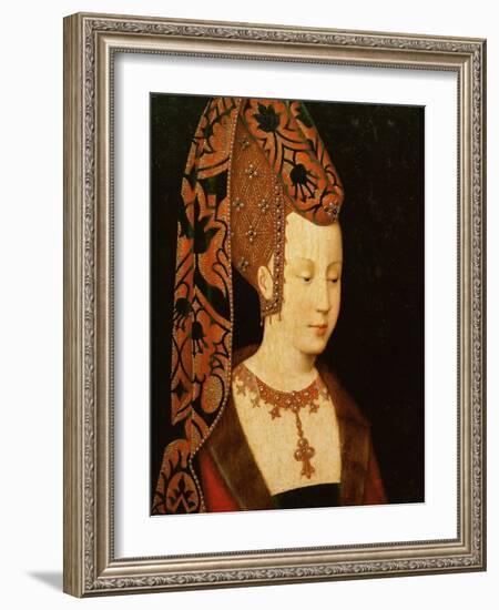 Isabelle De Bourbon, Wife of Charles the Bold of Burgunday, or Isabella of Portugal-Rogier van der Weyden-Framed Giclee Print