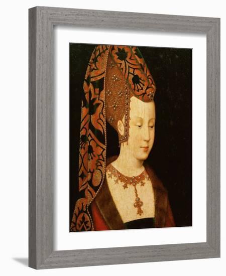 Isabelle De Bourbon, Wife of Charles the Bold of Burgunday, or Isabella of Portugal-Rogier van der Weyden-Framed Giclee Print