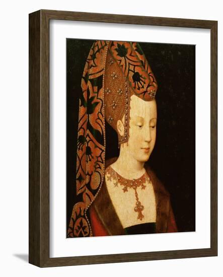 Isabelle De Bourbon, Wife of Charles the Bold of Burgunday, or Isabella of Portugal-Rogier van der Weyden-Framed Giclee Print