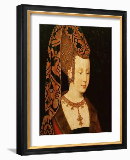 Isabelle De Bourbon, Wife of Charles the Bold of Burgunday, or Isabella of Portugal-Rogier van der Weyden-Framed Giclee Print