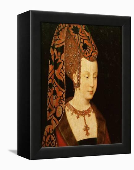 Isabelle De Bourbon, Wife of Charles the Bold of Burgunday, or Isabella of Portugal-Rogier van der Weyden-Framed Premier Image Canvas