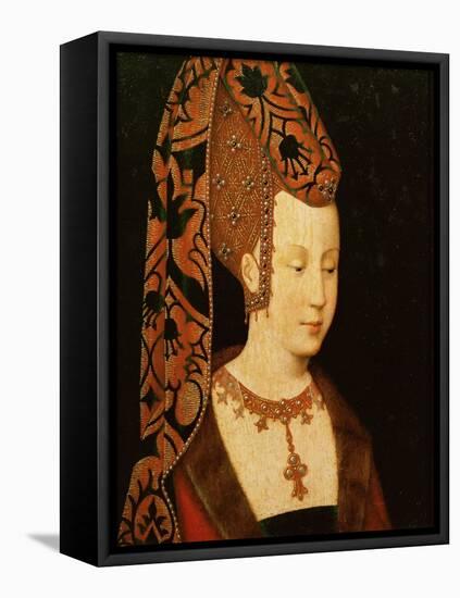 Isabelle De Bourbon, Wife of Charles the Bold of Burgunday, or Isabella of Portugal-Rogier van der Weyden-Framed Premier Image Canvas