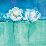 Fleurs d'azur II-Isabelle Herbert-Art Print