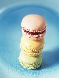 Colourful Macarons (Small French Cakes)-Isabelle Rozenbaum-Framed Premier Image Canvas