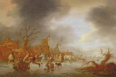 Peasants Merrymaking outside an Inn, 1642-Isack van Ostade-Giclee Print