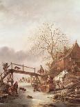 Horsemen Halting at an Inn, C.1640s-Isack van Ostade-Giclee Print