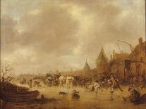 A Winter Scene, 1640-Isack van Ostade-Giclee Print