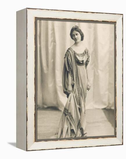 Isadora Duncan American Dancer in a Long Robe-null-Framed Premier Image Canvas